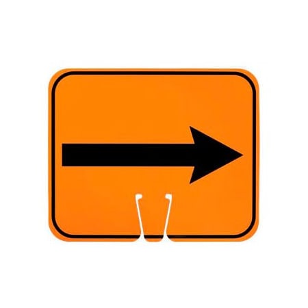 National Marker Co Cone Sign - Right Arrow CS5